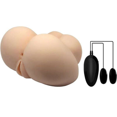 Vagina e Ano Realistici con Vibrazione e Telecomando - Piacere Estremo